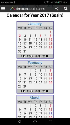 Calendar android App screenshot 6