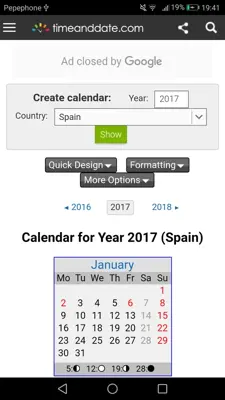 Calendar android App screenshot 8